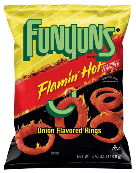 (image for) Funyuns Onion Rings Snacks Flamin Hot 5.25